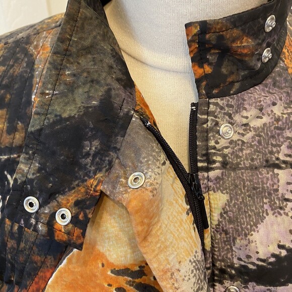 Verse Fall Women’s Jacket Quilted Shoulders Zipper/Snap Closure Long Sleeve M/L - Picture 5 of 14